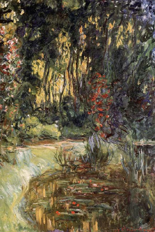 Claude Monet The Water Lily Pond at Giverny oil painting picture